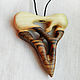 Pendant-Amulet made of wood ' shark's Tooth'. Pendants. OakForest Wooden Jewelry. Online shopping on My Livemaster.  Фото №2