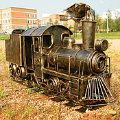 Подарки к праздникам handmade. Livemaster - original item Figurine: The Locomotive 