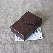 Сувениры и подарки handmade. Livemaster - original item Cigarette case or case for a pack of cigarettes.. Handmade.