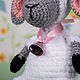 Soft toy Knitted Lamb with Bell Snowflake. Stuffed Toys. Вязаные игрушки - Ольга (knitlandiya). My Livemaster. Фото №4