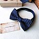 Бабочка галстук деним. Бабочки. Bowtie-dandy. Ярмарка Мастеров.  Фото №4
