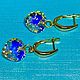 Серьги Swarovski сердечки 15mm, Серьги классические, Москва,  Фото №1