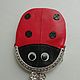 Wallet 'Ladybug' made of leather, Coin boxes, Samara,  Фото №1