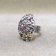 Anillos: Anillo de plata con labradorom burbujas de Aire, Rings, Krasnoyarsk,  Фото №1
