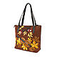 Medium leather bag ' Autumn Colors'. Classic Bag. Pelle Volare. Online shopping on My Livemaster.  Фото №2