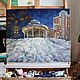 Order Winter evening in the Park. Series ' On the district'. oil on canvas. Tatiana Chepkasova. Livemaster. . Pictures Фото №3