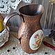 Order 'Summer bouquet' pitcher. Hundred centuries. Livemaster. . Pitchers Фото №3
