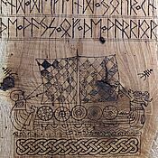 Фен-шуй и эзотерика handmade. Livemaster - original item Amulet of protection for houses and roads, wooden mascot homes, runes. Handmade.