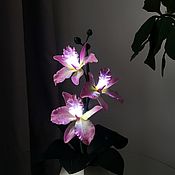Для дома и интерьера handmade. Livemaster - original item Orchid night light 