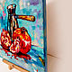 Pomegranate oil Painting and coffee turk Buy pomegranate painting. Pictures. Vladyart. My Livemaster. Фото №5