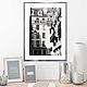 Paris photo Black and white paintings in the living room Architecture Posters on the wall. Fine art photographs. Rivulet Photography (rivulet). My Livemaster. Фото №6