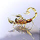 Glass micro figurine Scorpions Siegfried and Brunhilde. Figurines. In Glass. Online shopping on My Livemaster.  Фото №2