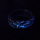 Glow-in-the-dark ring 'Meteorite' black. Rings. geppetto_jewelry. Online shopping on My Livemaster.  Фото №2