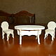 furniture for dolls 1:12. Doll table with chairs. Set, Doll furniture, Belgorod,  Фото №1