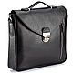 Leather briefcase 'Askold' (black), Brief case, St. Petersburg,  Фото №1