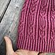 Заказать Малиновая шапка. Женская вязаная шапка из 100 % мериноса. Вязание с изюмом | Вероника. Ярмарка Мастеров. . Шапки Фото №3