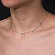 Колье клевера серебро 925 пробы в инкрустации фианитов premium. Колье. MARIA GUSEVA Fashion Jewelry. Ярмарка Мастеров.  Фото №4