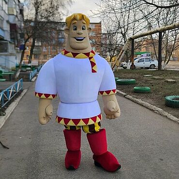 Дизайн и реклама ручной работы. Ярмарка Мастеров - ручная работа Ростовая кукла "Спасатель-богатырь". Handmade.