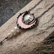 Украшения handmade. Livemaster - original item Pendant - 3 pearls (pl-081). Handmade.