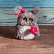 Совушки с цветочками игрушка из шерсти. Войлочная игрушка. ToysMari (handmademari). Ярмарка Мастеров.  Фото №4