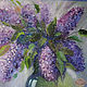 Order "Sweet lilac" oil painting. Kind paintings by Irina Belozerova. Livemaster. . Pictures Фото №3