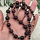 Natural Stone Garnet Beads, Necklace, Moscow,  Фото №1