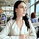 Комплект с перламутром "квадраты ". Комплекты украшений. Grin Line. Интернет-магазин Ярмарка Мастеров.  Фото №2