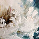 Painting in a modern interior with a peony. Delicate abstract peony. Pictures. Zabaikalie. My Livemaster. Фото №4