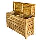 Laundry basket in the bathroom made of solid elm. Furniture for baths. Custom furniture making U.LOFT. My Livemaster. Фото №4