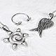 Wings Pendant, 925 silver. Pendants. Amorem. Online shopping on My Livemaster.  Фото №2
