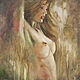 Oil painting - Nude girl, Pictures, St. Petersburg,  Фото №1