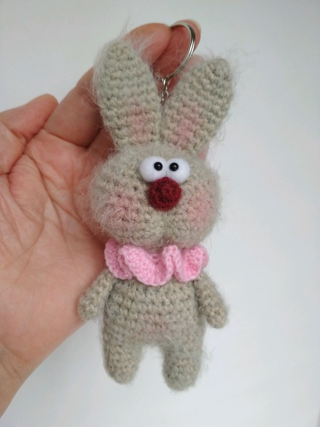 Зайчик брелок в интернет-магазине Ярмарка Мастеров по цене 900 ...