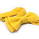 Заказать Галстук-бабочка желтый однотонный. Super bow ties. Ярмарка Мастеров. . Галстуки Фото №3