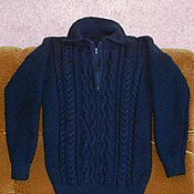 Мужская одежда handmade. Livemaster - original item Men`s sweatshirts: Men`s jumper with braids. Spokes.. Handmade.