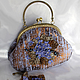 Комплект "Пармские фиалки" сумочка и аксессуары. Классическая сумка. JylG designer handbags Юлия Гуляева. Ярмарка Мастеров.  Фото №5