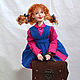 Pippi Longstocking. doll custom. Dolls. SarychevaDolls. My Livemaster. Фото №5