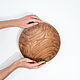 Wooden plate made of Siberian Cedar 240 mm T146. Plates. ART OF SIBERIA. My Livemaster. Фото №4