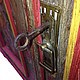 Key and lock vintage handmade
