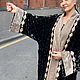 Copy of Copy of Handbag of black velvet with beaded monkey. Robes. Tyurbany Very Suhininoj (Turban SVS). My Livemaster. Фото №5