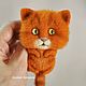 felted Cat brooch. Brooches. Felt toy fromKristina Antropova. My Livemaster. Фото №4