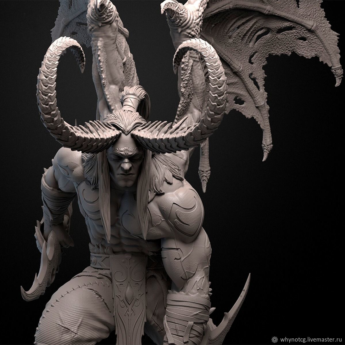 Фигурка Иллидан, статуэтка (Illidan, World of Warcraft) в интернет ...