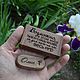 Order Wooden flash drive with engraving in a box, gift made of wood, usb. fleshki22. Livemaster. . Flash drives Фото №3