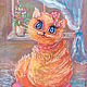 Pattern for children's ' Pussy cat '. Pictures. Picture&miniature lacquer painting. My Livemaster. Фото №4