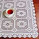 tablecloth handmade  hemstitched table cloth