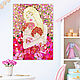 Order Pink Mosaic Painting Mom and Kids / Mom and Kids. House of the Sun (irina-bast). Livemaster. . Pictures Фото №3