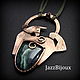 Кулон   "В поле с конём". Кулон. JazzBijoux (Елена Сафронова). Ярмарка Мастеров.  Фото №6