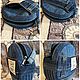 Джинсовая сумка Crossbody "Mr.Levi too". Сумка через плечо. Jeans bags by Anna. Ярмарка Мастеров.  Фото №5