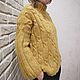 Soft sweater with baby alpaca braids. Sweaters. svetlana-sayapina. Online shopping on My Livemaster.  Фото №2