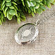 Медальон Инталия Камея Дама Радужная из стекла antique silver. Подвеска. Бусеничка-2 (авторские украшения). Ярмарка Мастеров.  Фото №4