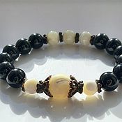 A bracelet made of stones 
